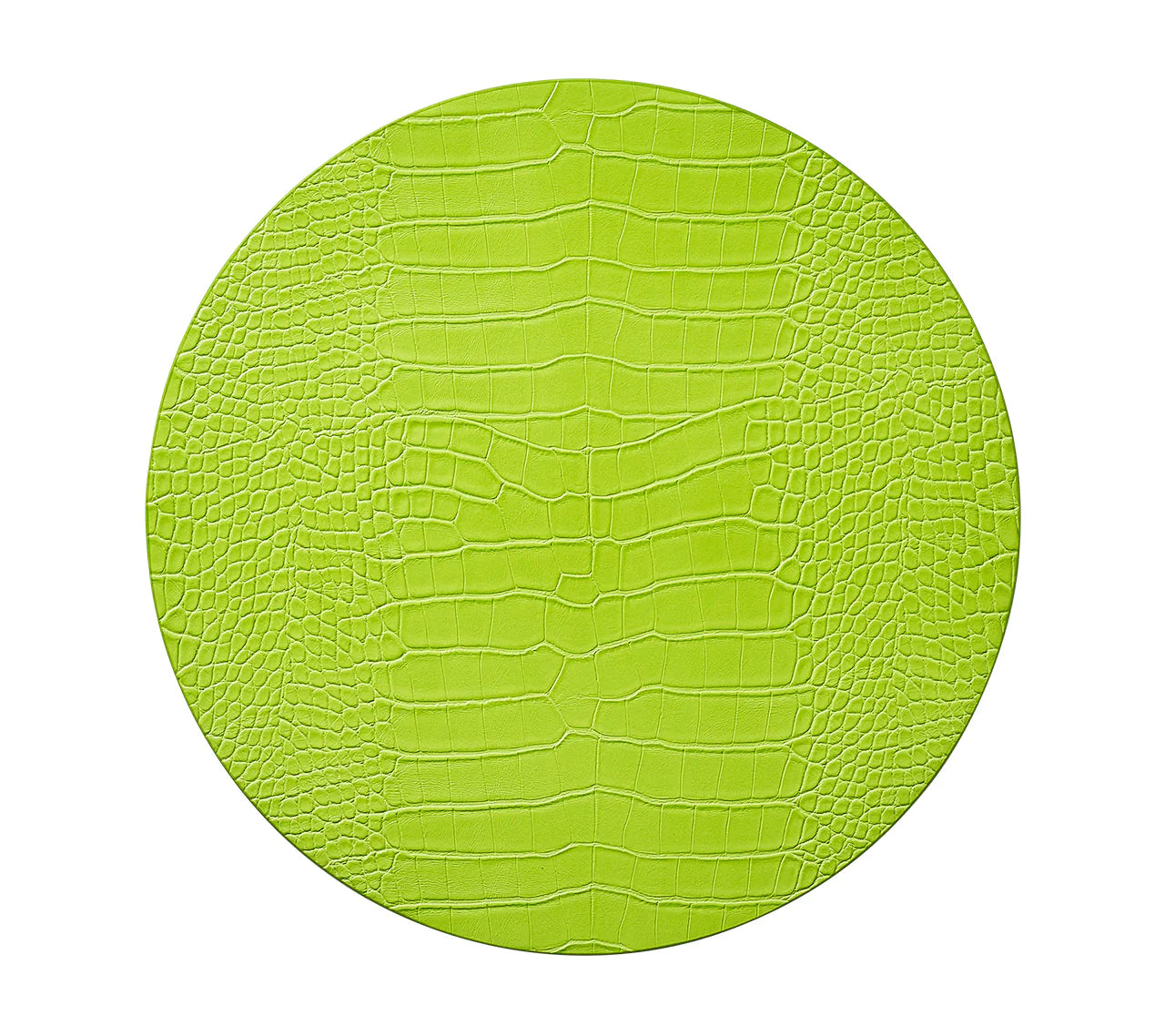 Croco Placemat in Citron, Set of 4 (More Colors)