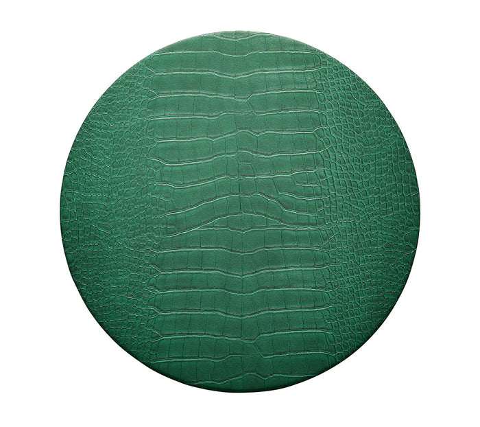 Kim Seybert Croco Placemat in Emerald, Set of 4