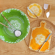 Paloma Green Melamine Dinner Plate, Set of 4
