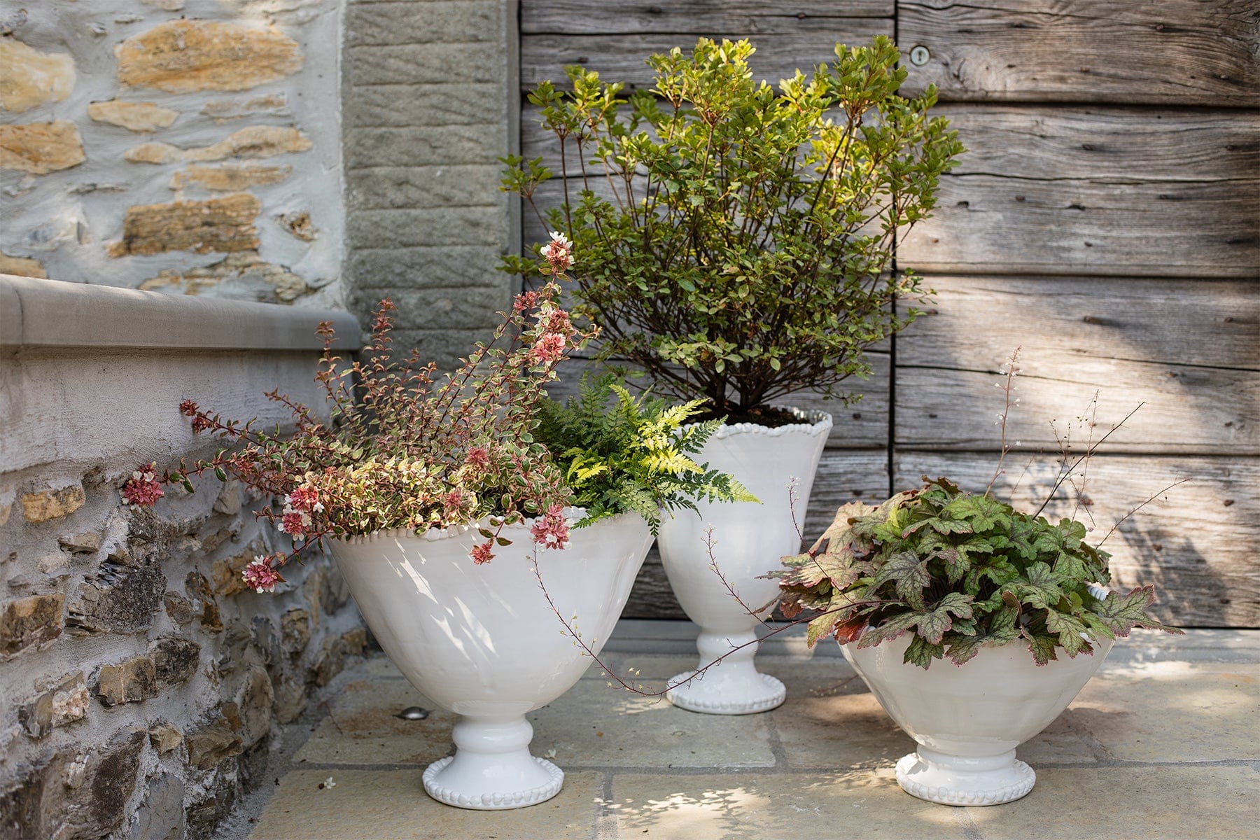 Perline Tall Footed Cachepot