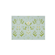 Petal Garden Aqua Floor Mat, More Sizes