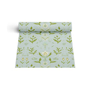Petal Garden Aqua Floor Mat, More Sizes