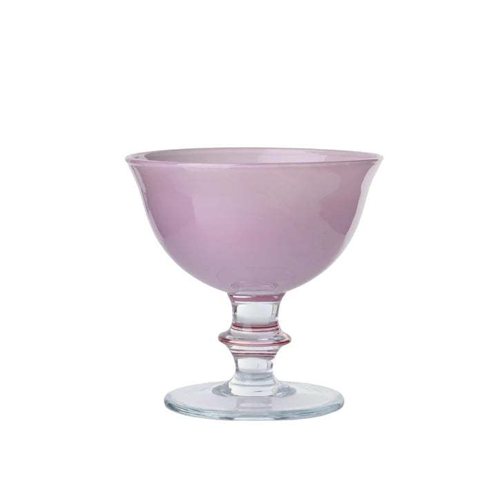 Soft Pink Rialto Glassware, Set of 4 - New