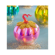 Lighted Pavé Pumpkins, 7.5"
