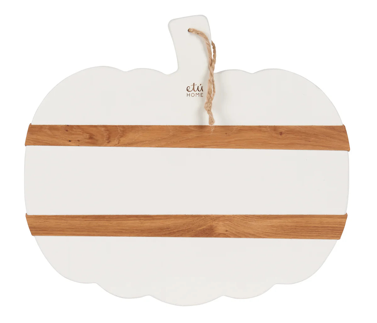 White Mod Pumpkin Charcuterie Board, Large