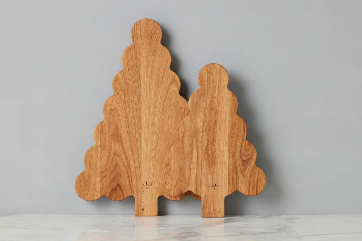 Scalloped Tree Cutting Board, Large