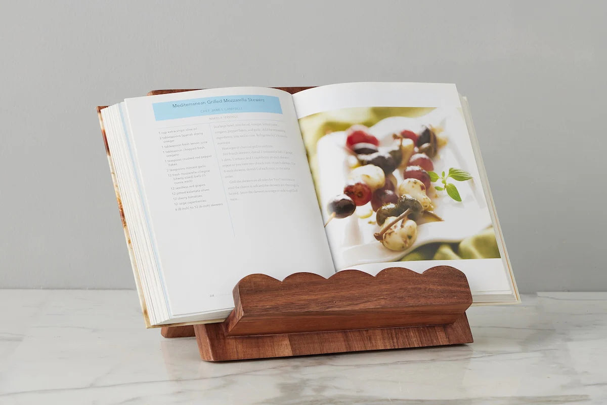 Scalloped Wood Book Stand - Thumbnail 2