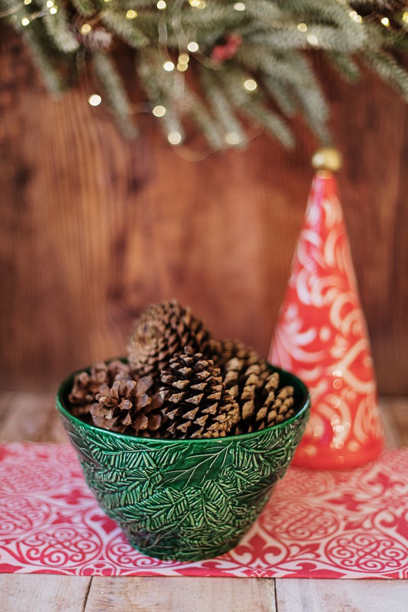 Lastra Holiday Green Figural Small Deep Bowl - Thumbnail 5
