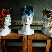 Vietri Sicilian Heads Honeycomb Head