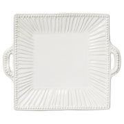 Incanto White Square Handled Platter