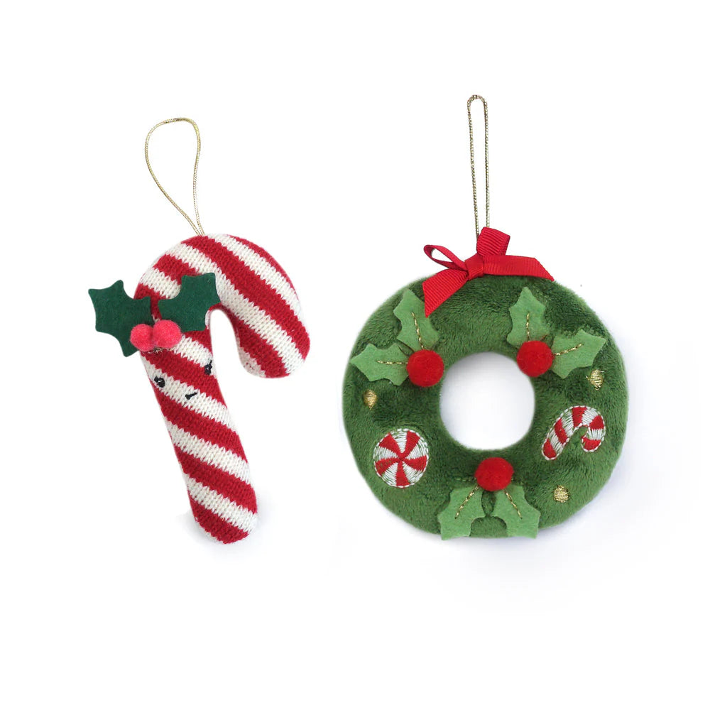 Merry Holiday Ornaments Set