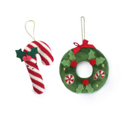 Merry Holiday Ornaments Set