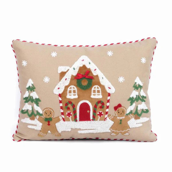 Gingerbread Lumbar Pillow