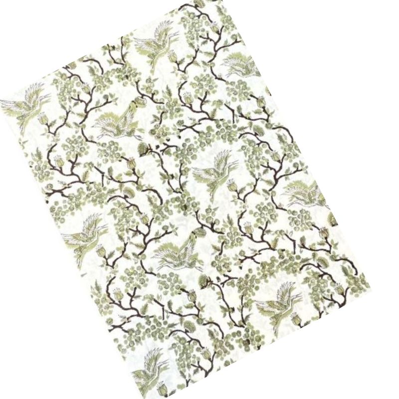 Toile de Jouy Birds - Sage - Tablecloth