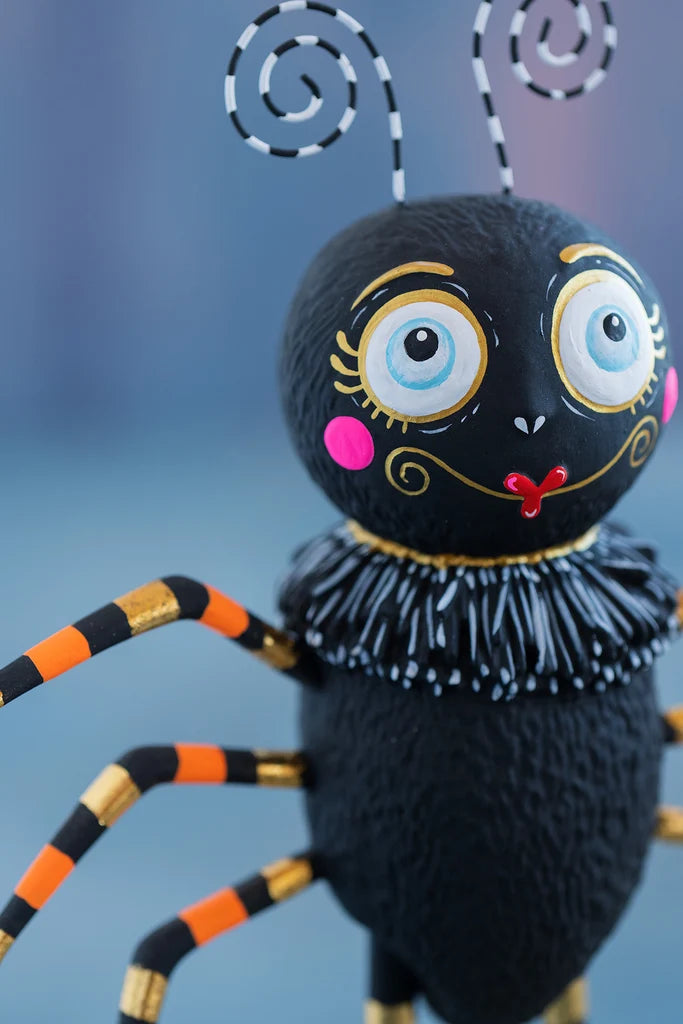 Glitterville Cat, Pumpkin Man, Spider, Pirate, Tabletop Figures