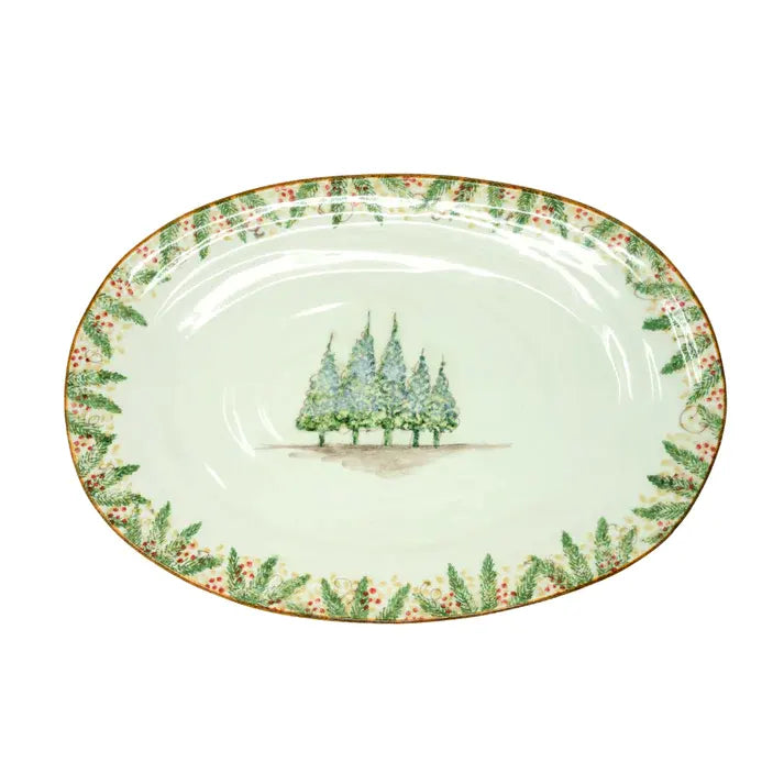 Natale Large Oval Platter