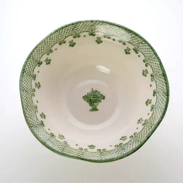 Burano Green Large Serving Bowl