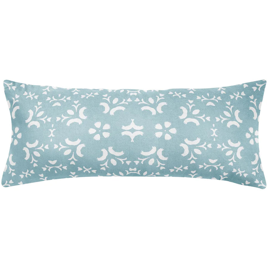 Starry Night Sky Blue Bolster Pillow