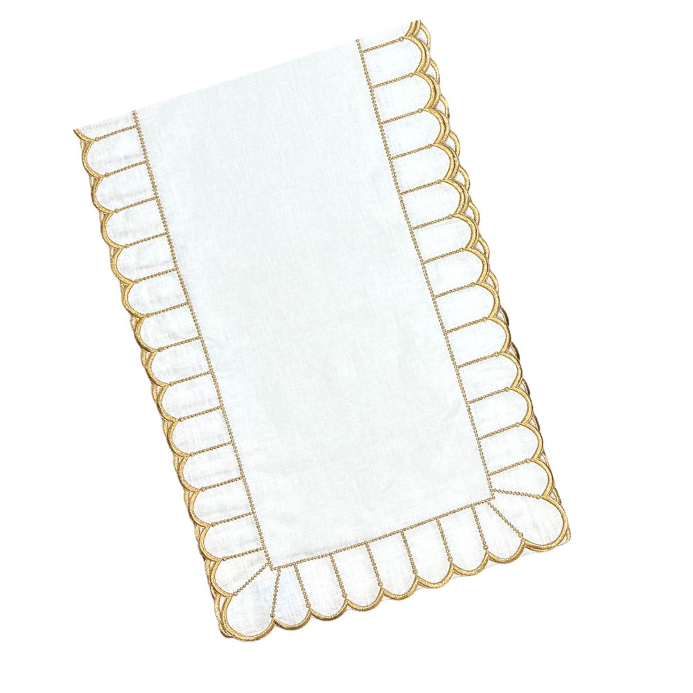 Studio Collection: Pippa Runner - White/Gold