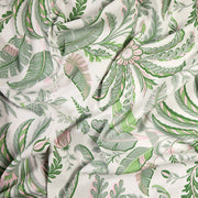 Palm Beach Green Linen-Cotton Tablecloth, 63" x 110"