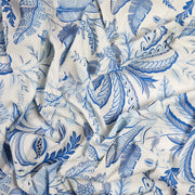 Palm Beach Blue Linen-Cotton Tablecloth