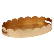 Oval Gold Leaf Eloise Tray