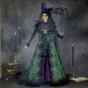 Halloween Dame with Parasol, New!