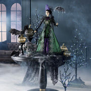 Halloween Dame with Parasol, New!