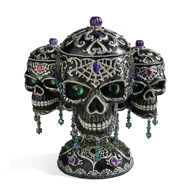Tri-Skull Candy Bowls, New!