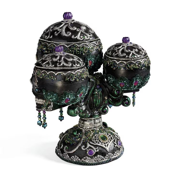 Tri-Skull Candy Bowls, New!