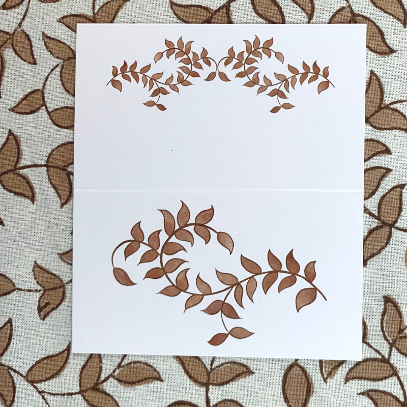 Woodland Leaves - Place Cards