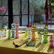 Amber Icy Bobbin Salt or Pepper Mill