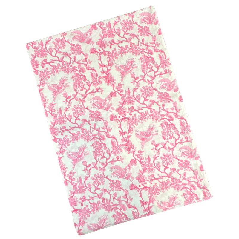 Toile de Jouy Birds - Pink - Tablecloth