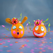 Bumpkin Betty & Gossip gourdy Pumpkin Set, Small