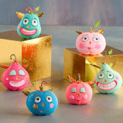 Glitterville Pumpkin Pixies Tabletop, 6 Asst