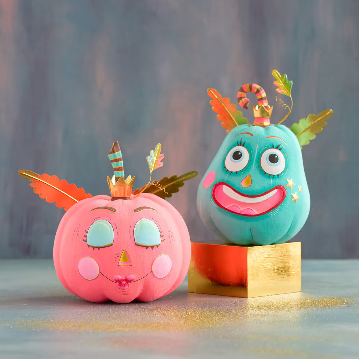 Glitterville Pumpkin Pixies Display, Small