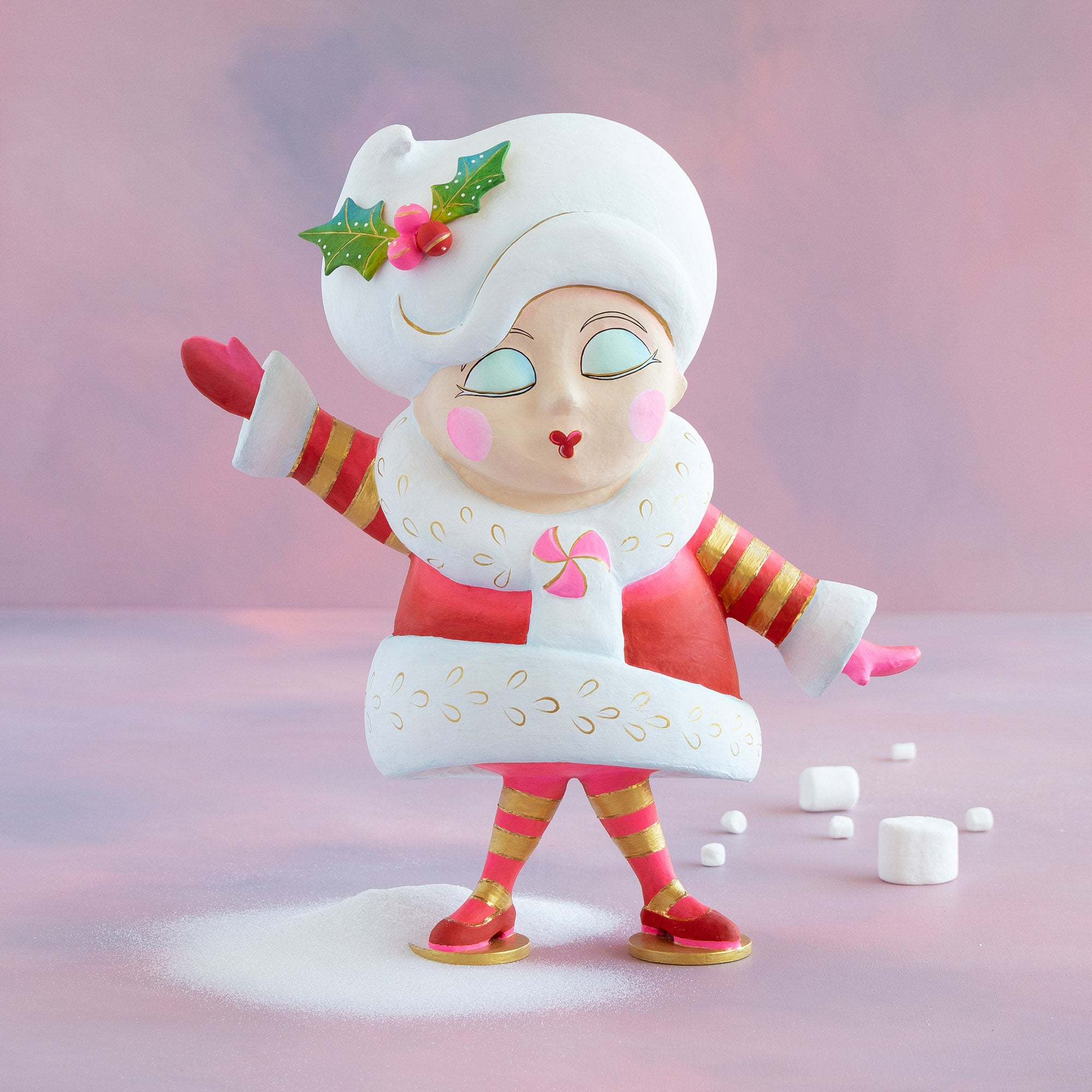 Mini Madame Noel Tabletop, Red