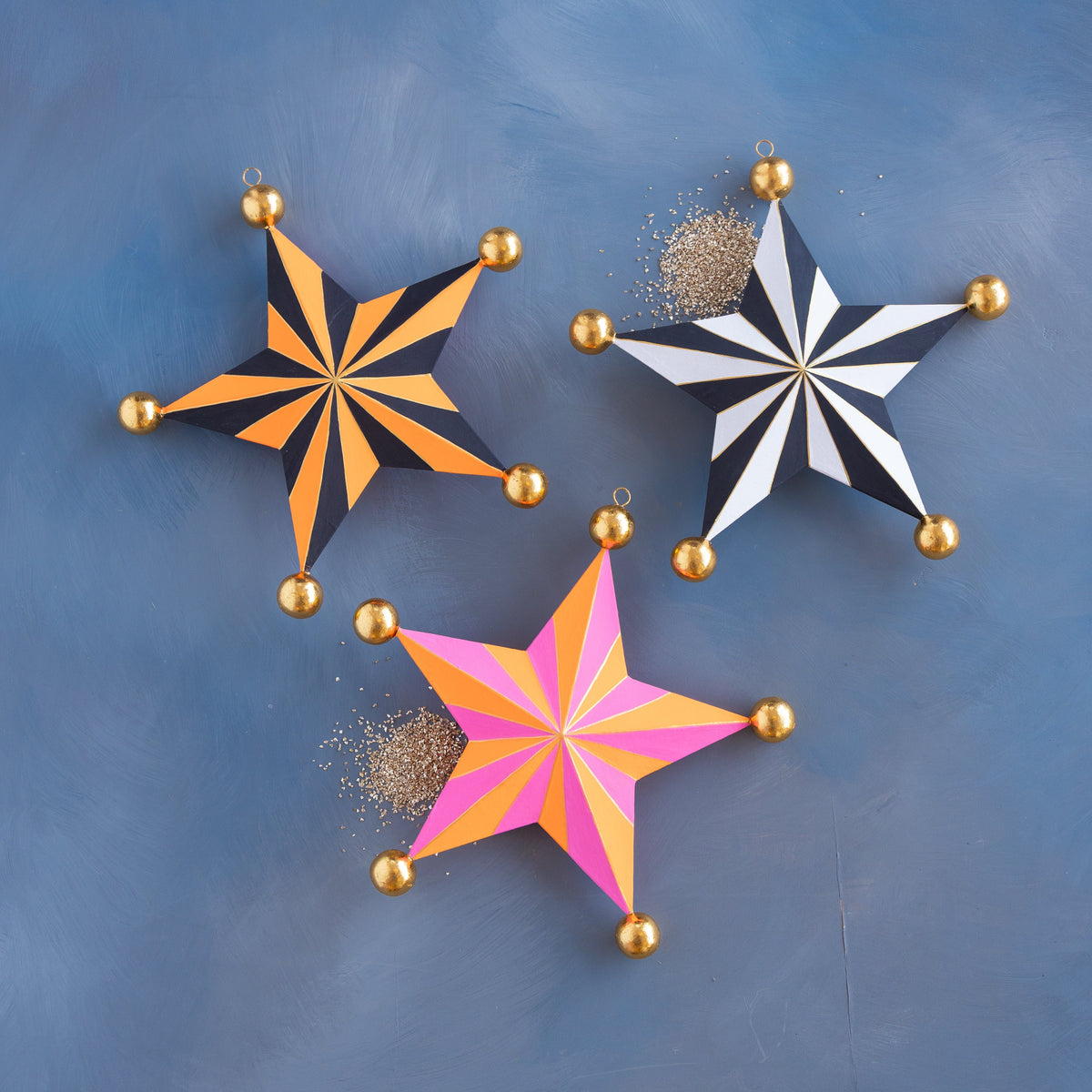 Halloween Stripe Star, Small