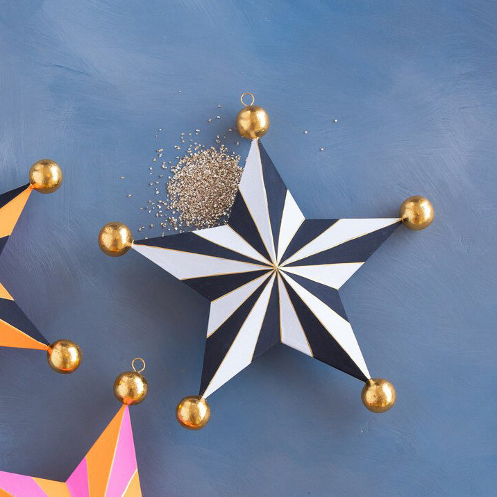 Halloween Stripe Star, Small