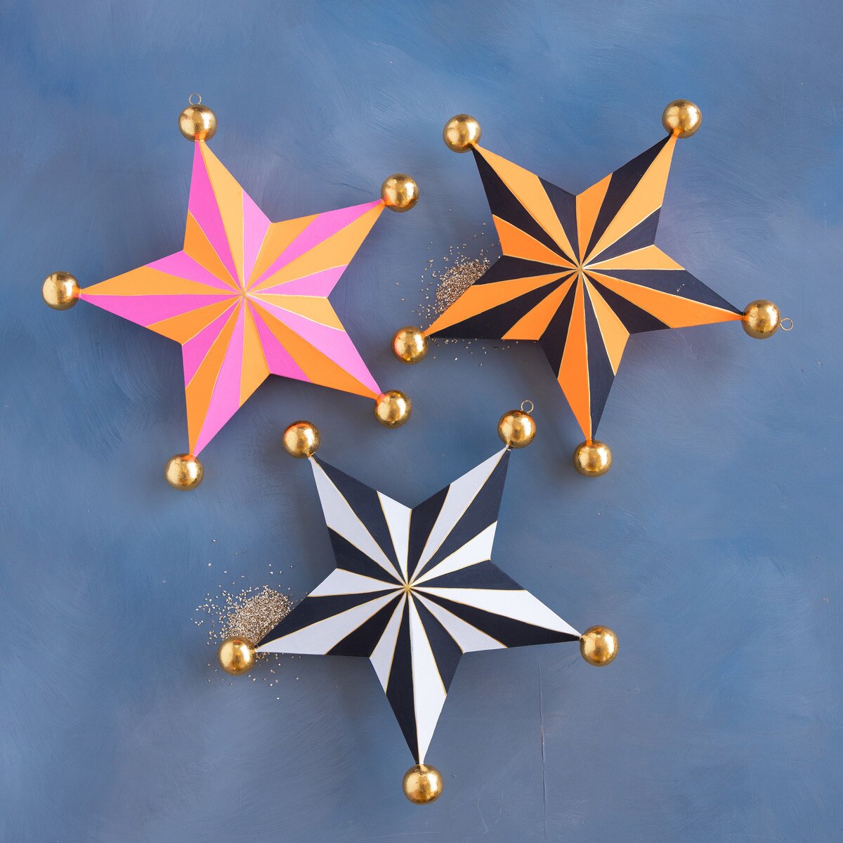 Halloween Stripe Star, Large