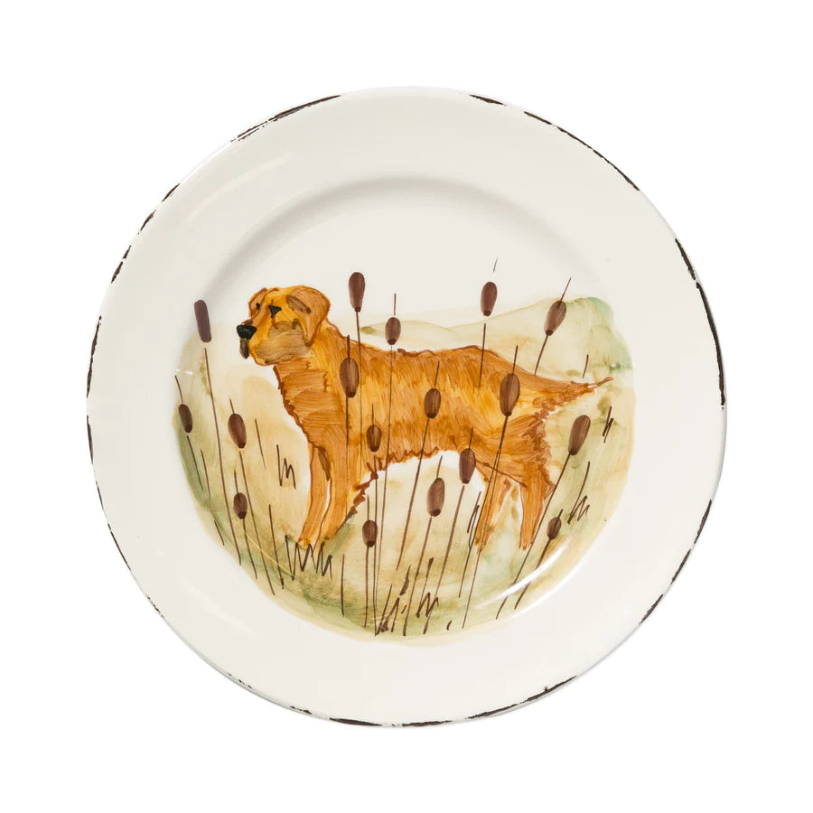 Wildlife Hunting Dog Dinner Plate