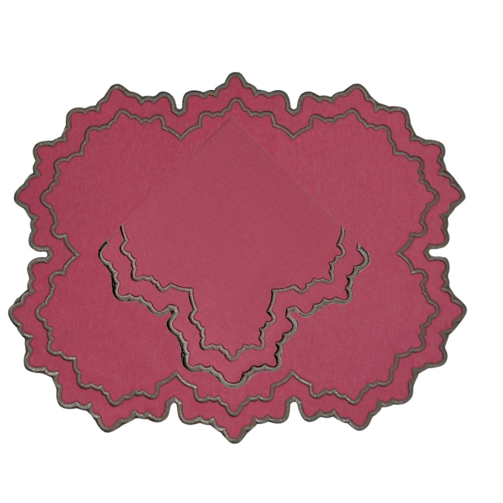 Whitley Napkin - Wine, Set of 4