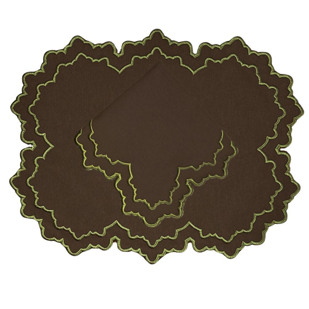 Whitley Placemat - Cocoa, Set of 4