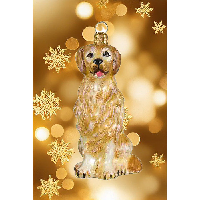 Golden Retriever Christmas Ornament
