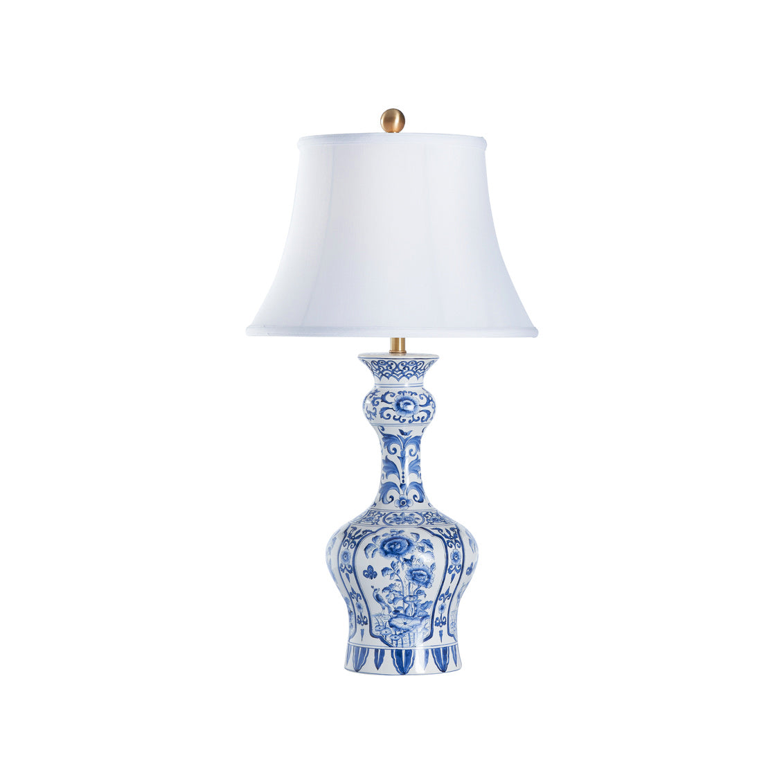 Dutch Delft Porcelain Lamp