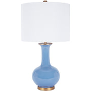 Emerson Parisian Blue Ceramic Table Lamp