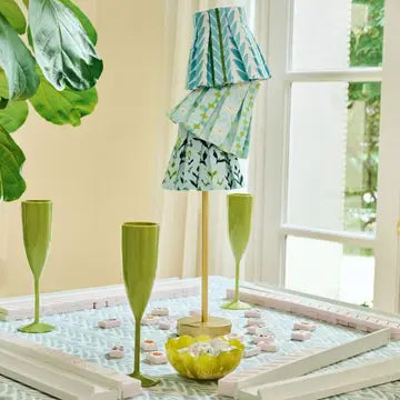 Chloe Blue Lampshade Cover