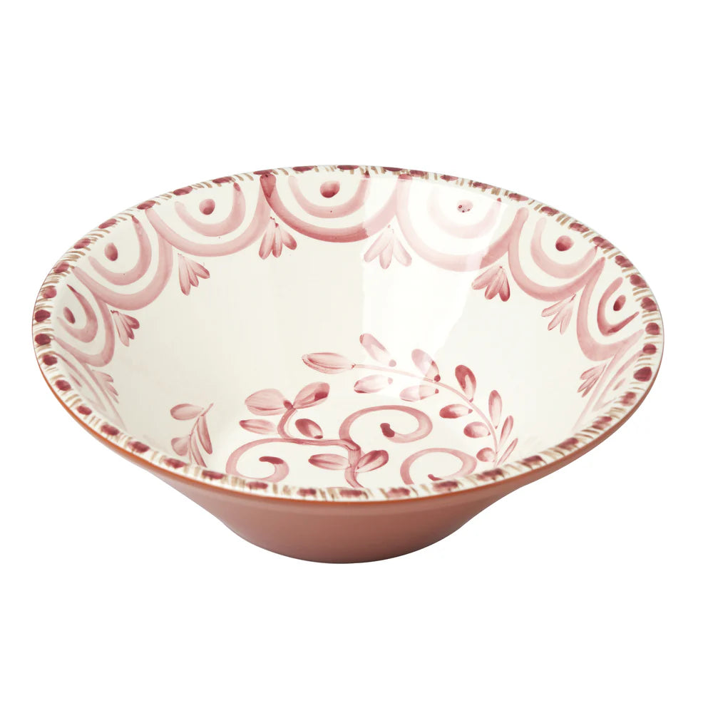 Pink & White Casa Nuno Large Bowl