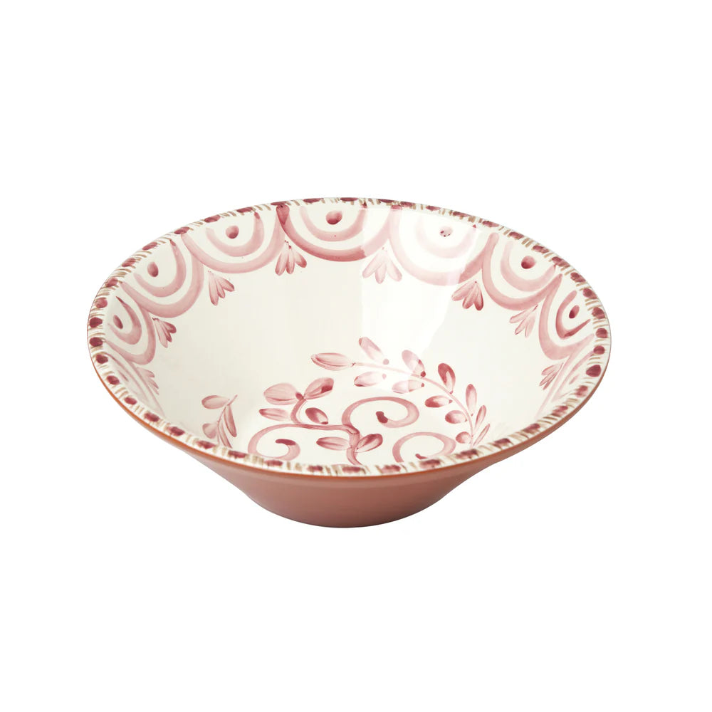 Pink & White Casa Nuno Medium Bowl