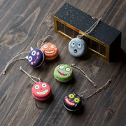 Glitterville Halloween Macaron, Set of 6 Asst